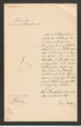 k.k. naturhistorisches Hofmuseum, Intendanzakten 1885-1896 (Hauer), Aktenzahl Z.471.a/1888, Seite 1